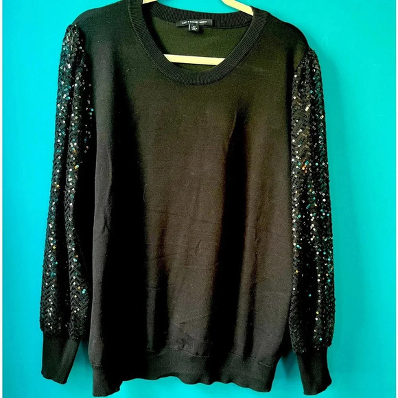 Zac & Rachel Sweaters - Sequin sleeve sweater